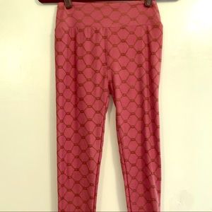 Lularoe OS Pink Rope Detail Nautical